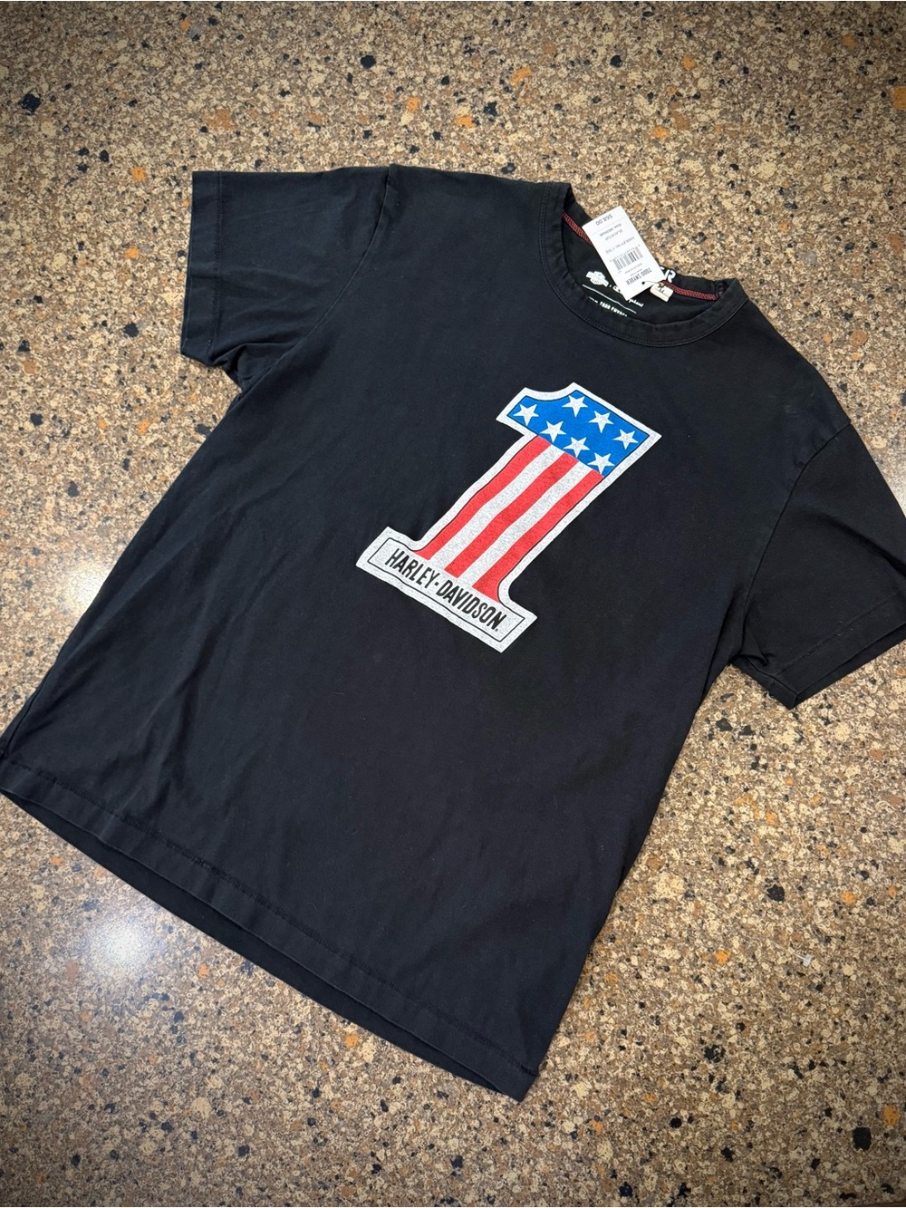 Todd Snyder x Champion x Harley Davidson “#1” vintage moto tee. NWT